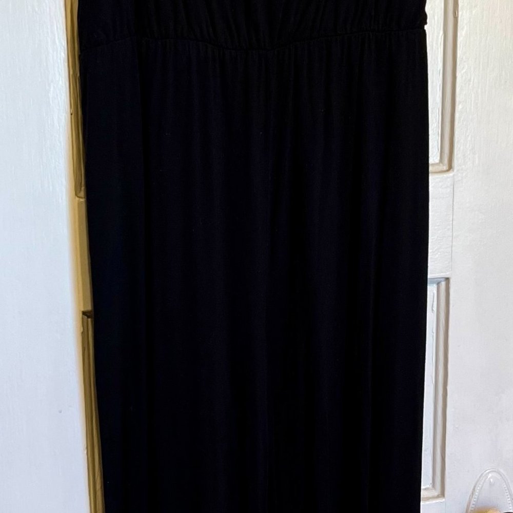 Lulu's Black Sleeveless Wide-Leg Jumpsuit - Picture 14 of 14